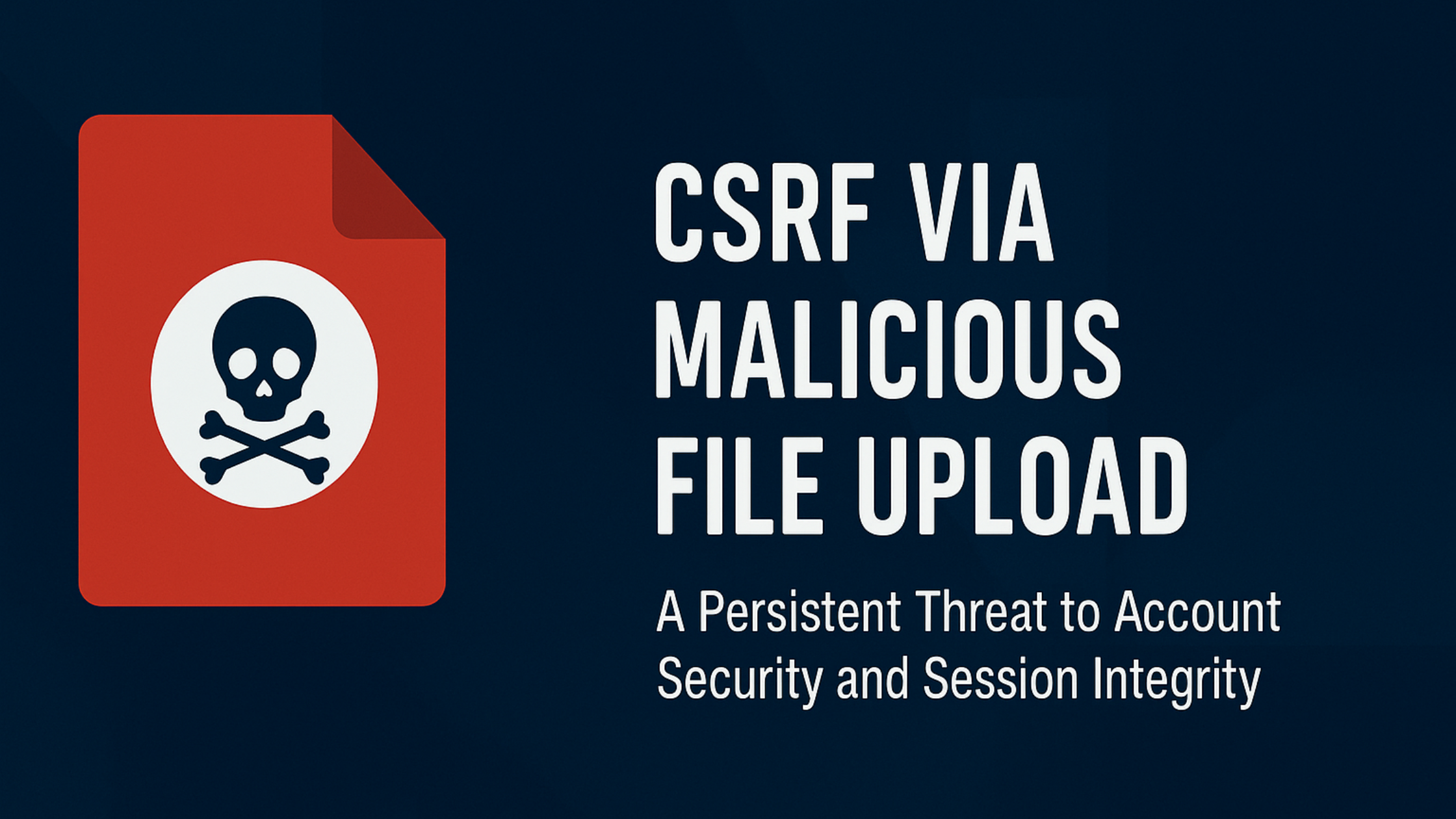 JCross-Site Request Forgery (CSRF) via File Upload - image